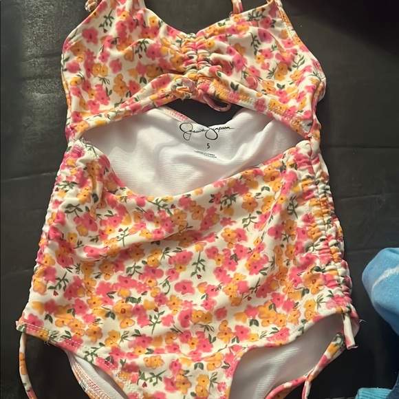 Jessica Simpson Floral Swimsuit - Picture 1 of 5